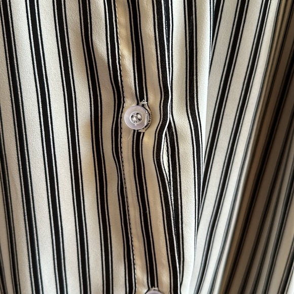 CHARMING CHARLIE blouse. Only worn on a couple of occasions. Striped - Picture 3 of 4